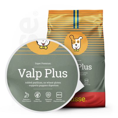 Valp Plus, 2 kg | Ushqim i plotë, me psilium dhe fibra vegjetale për tretje të qetë