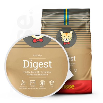 Exclusive Digest, 2 kg | Formulë e lehtë për t'u tretur për macet me sistem të ndjeshëm tretës