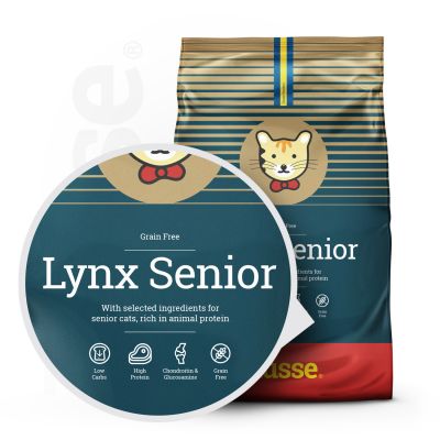 Lynx Senior, 7 kg | Ushqim krokant pa drithëra, për macet e moshuara me lëkurë dhe stomak të ndjeshëm